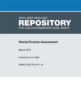 Glacial Erosion Assessment