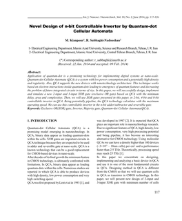 Novel Design of N-Bit Controllable Inverter by Quantum-Dot Cellular Automata