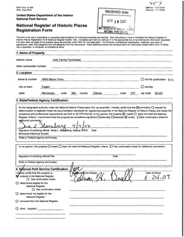 National Register of Historic Places Registration Form (National Register Bulletin 16A)