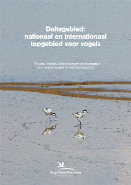 Deltagebied: Nationaal En Internationaal Topgebied Voor Vogels