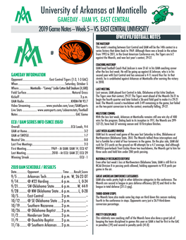 University of Arkansas at Monticello GAMEDAY - UAM VS