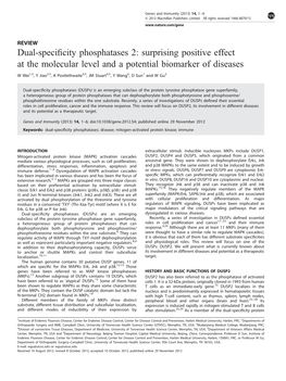 Dual-Specificity Phosphatases 2