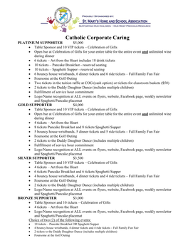 Catholic Corporate Caring