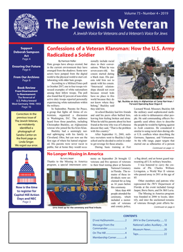 The Jewish Veteran Issue 4 2019