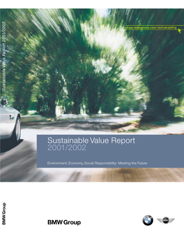 Sustainable Value Report 2001/2002