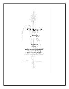 Manoomin (Wild Rice) Seeding Guidelines