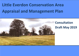 Little Everdon Conservation Area Appraisal and Management Plan