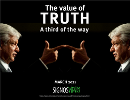 The Value of TRUTH a Third of the Way