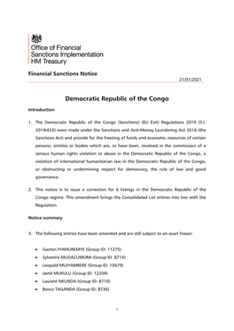 Democratic Republic of the Congo