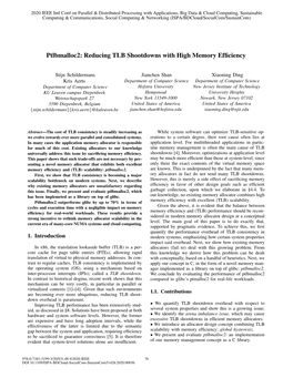 Reducing TLB Shootdowns with High Memory Efficiency