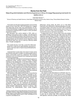 Envisage Repurposing Ivermectin for SARS-COV-2