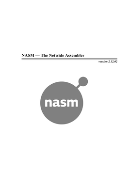 NASM — the Netwide Assembler