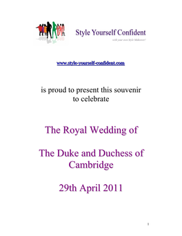 The Royal Wedding of the Duke and Duchess of Cambridge 29Th April