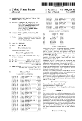 (12) United States Patent (10) Patent No.: US 6,686,163 B2 Allen Et Al