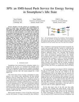 SPS: an SMS-Based Push Service for Energy Saving in Smartphone's Idle State