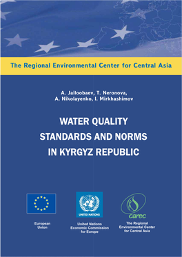 Water Quality Standards and Norms in Kyrgyz Republic