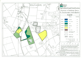 O Agricultural Land Classification Extension to Southorpe Quarry Nr