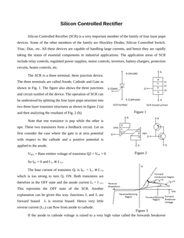 Silicon Controlled Rectifier