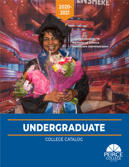 Undergraduate College Catalog Table of Contents General Information