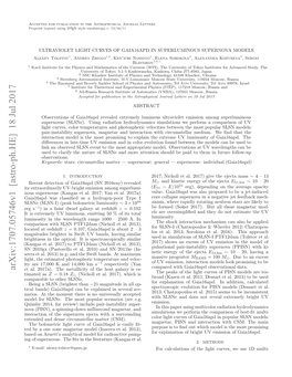 Arxiv:1707.05746V1 [Astro-Ph.HE] 18 Jul 2017 Kna Ta.21)T T1dm(Ihl Ta.2013), Al