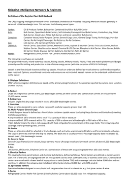 Shipping Intelligence Network & Registers: Definition of the Register