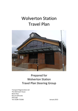 Wolverton Station Travel Plan