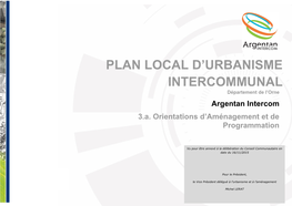 Plan Local D'urbanisme Intercommunal