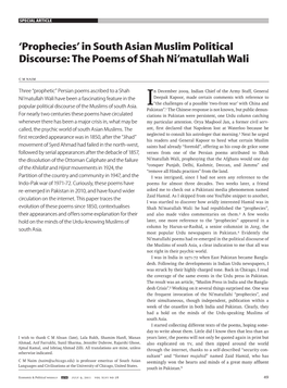 The Poems of Shah Ni'matullah Wali