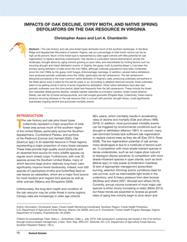 Oak Symposium: Sustaining Oak Forests in the 21St Century Through Science-Based Management