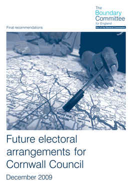 Future Electoral Arrangements for Cornwall Council