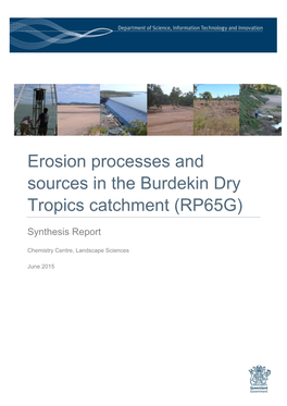 Erosion Processes and Sources in the Burdekin Dry Tropics Catchment (RP65G)