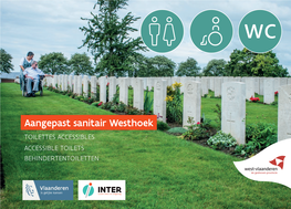 Aangepast Sanitair Westhoek TOILETTES ACCESSIBLES ACCESSIBLE TOILETS BEHINDERTENTOILETTEN Aangepast Sanitair in De Westhoek