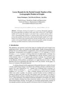 Lower Bounds for the Partial Grundy Number of the Lexicographic Product of Graphs