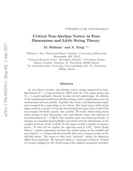 Critical Non-Abelian Vortex in Four Dimensions and Little String Theory
