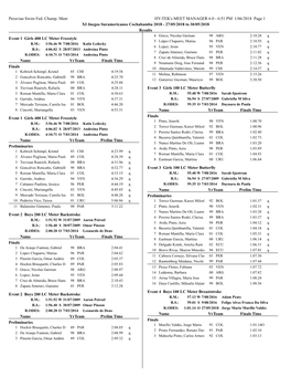 6:51 PM 1/06/2018 Page 1 XI Juegos Suramericanos