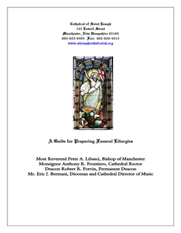 A Guide for Preparing Funeral Liturgies