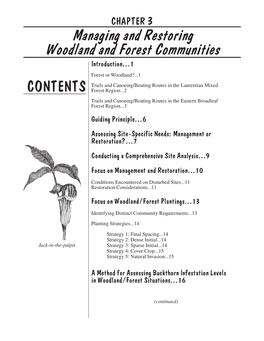 Managing and Restoring Woodland and Forest Communities