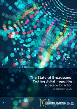 The State of Broadband 2020: Tackling Digital Inequalities a Decade for Action