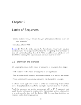 Chapter 2 Limits of Sequences