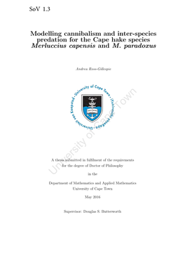 Specific Objective 1 Sov 3 Ross-Gillespie Phd 2016