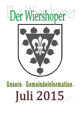 Wiershoper Juli 2015