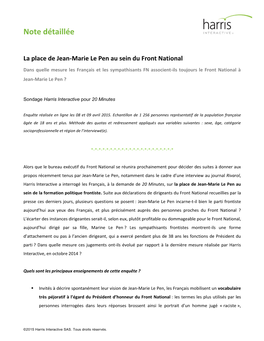 La Note Détaillée