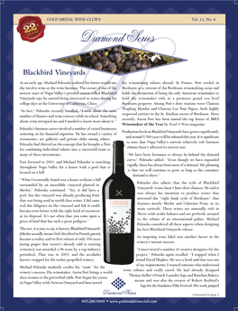 Diamond Blackbird Vineyards August 2015 2012