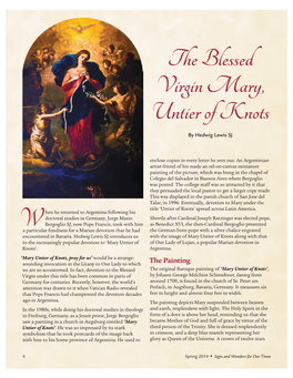 Mary-Undoer-Of-Knots Overview-1.Pdf