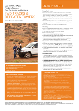 4WD Tracks & Repeater Towers