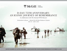 D-DAY 75TH ANNIVERSARY: an ICONIC JOURNEY of REMEMBRANCE in Collaboration with the National WWII Museum