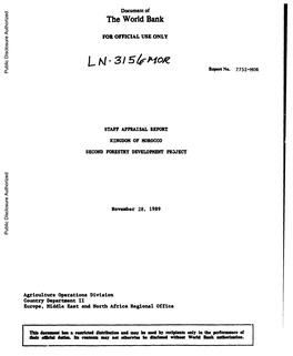 World Bank Document