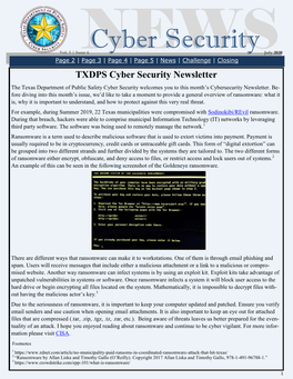 Cyber Securityjuly 2020