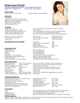 Erika 2017 Update COLOR Headshot Resume