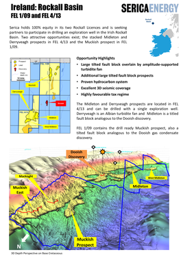 Ireland: Rockall Basin FEL 1/09 and FEL 4/13